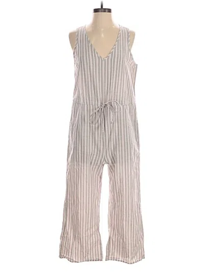 Pre-owned Drew Jumpsuit In Gray