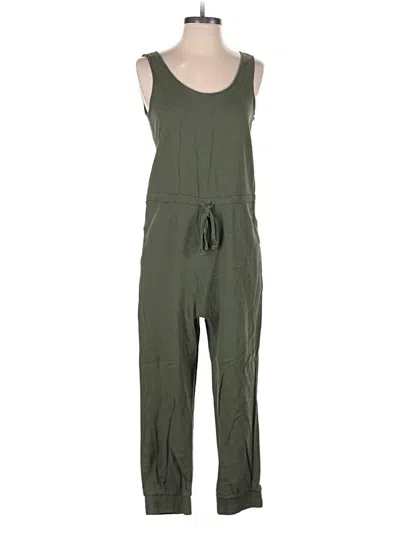 Pre-owned Drew Jumpsuit In Green