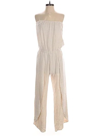 Pre-owned Drew Jumpsuit In Ivory