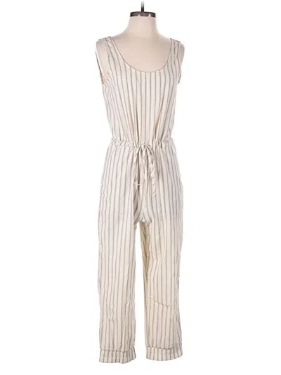 Pre-owned Drew Jumpsuit In Ivory