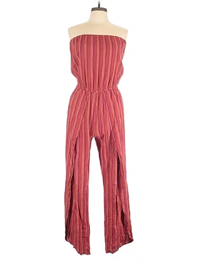 Pre-owned Drew Jumpsuit In Red