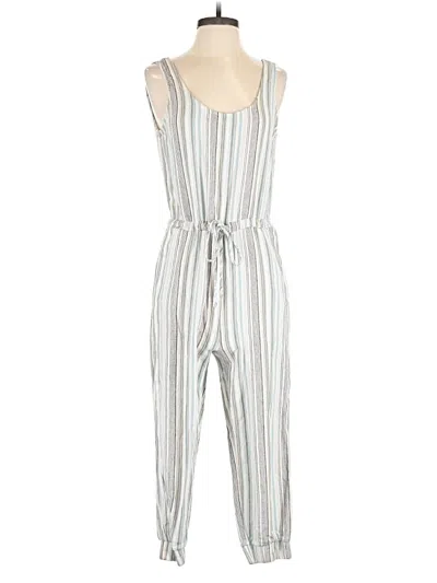Pre-owned Drew Jumpsuit In White