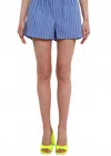 Drew Kiana Striped Short In Sky In Blue