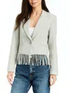 Drew Lillith Single-button Blazer In Pearl In Nude