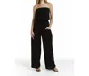 Drew Lily Tube Top Jumpsuit In Black