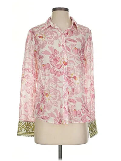 Drew Long Sleeve Blouse In Pink