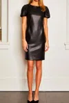 Drew Lux Dress In Black In Black