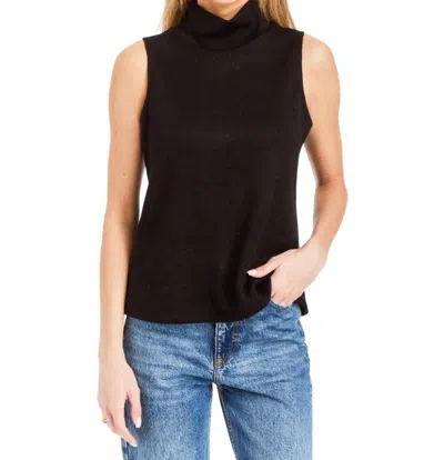 Drew Madi Turtleneck Top In Black