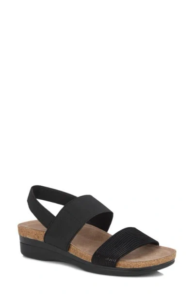 Drew Maeve Slingback Sandal In Black