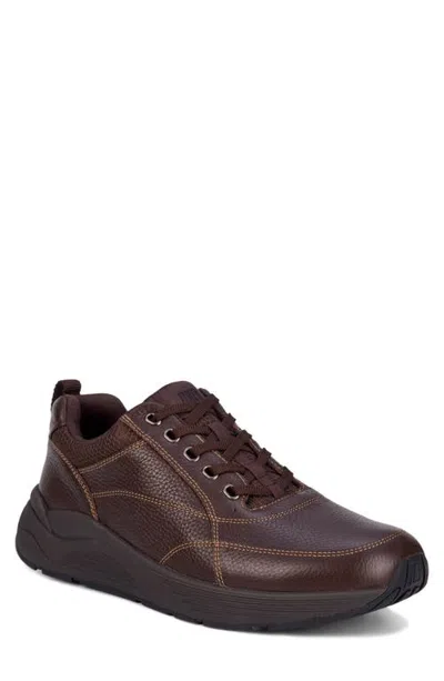 Drew Maker Leather Sneaker In Brown