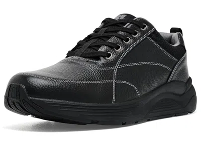 Drew Maker Men's Shoes Black Pebbled Leather: 16 4e - Extra Wide