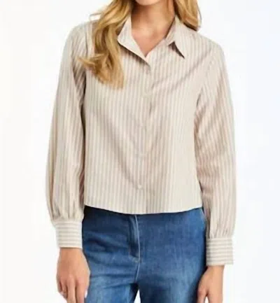 Drew Marci Shirt In Khaki In Green