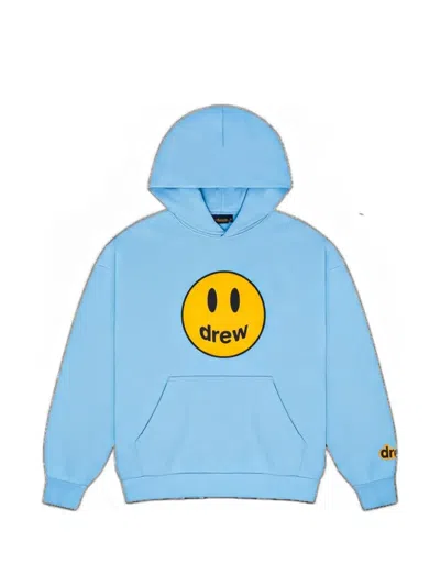 Drew Mascot Graphic-print Hoodie In Blue