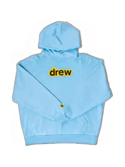 Drew Mascot Logo-print Hoodie In Blue