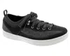 DREW MEN'S BUZZ SNEAKER - - 4E WIDE WIDTH IN BLACK FLANNEL/BUCK