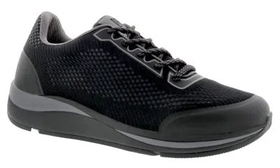 Drew Men's Champ Walking Sneakers In Black Mesh