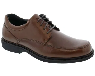 Drew Men's Park Comfort Dress Shoes In Brown Leather
