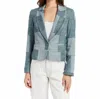 Drew Milo Blazer In Multi In Blue