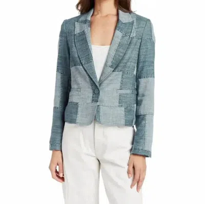 Drew Milo Blazer In Multi In Blue