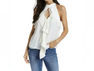 Drew Monica Halter Top In White