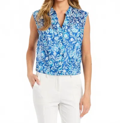 Drew Montana Top In Ocean In Blue
