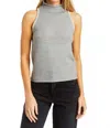 Drew Nixie Sleeveless Top In Grey In Gray