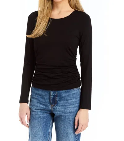 Drew Pansy Shirt In Black