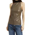 Drew Pierson Halter Top In Taupe In Grey