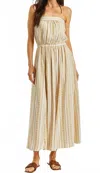 Drew Rachael Maxi Dress In Santarini In Gray