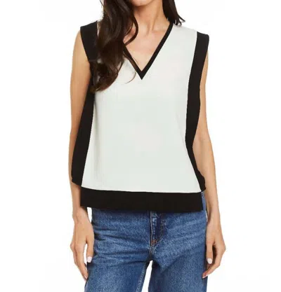 Drew Raquel Top In Black/white