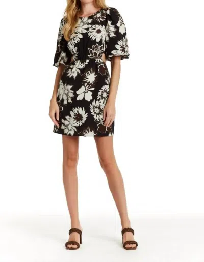 Drew Reese Dress In Black Floral