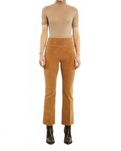 Drew Riley Corduroy Ankle Pant In Camel In Brown