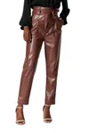 Drew Riley Pant In Chocolate In Gold