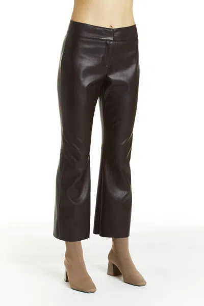 Drew Riley Stretch Vegan Pant In Chocolate