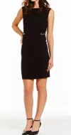 Drew Ruby Side Chain Dress In Black In Black