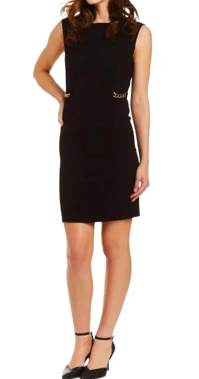 Drew Ruby Side Chain Dress In Black
