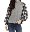 Drew Shelley Top In Heather Grey In Grey