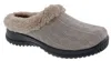 Drew Shoes Women's Comfy Sweater Fabric Clogs In Stone In White