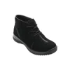 Drew Shoes Women's Krista Suede Ankle Boot In Black In Black
