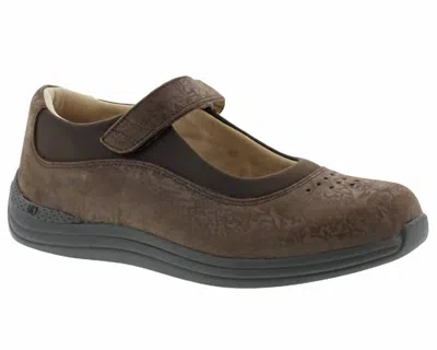Drew Shoes Women's Rose Mary Jane Shoes In Brown Foil
