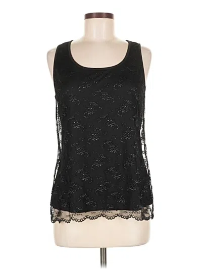 Pre-owned Drew Sleeveless Blouse In Black