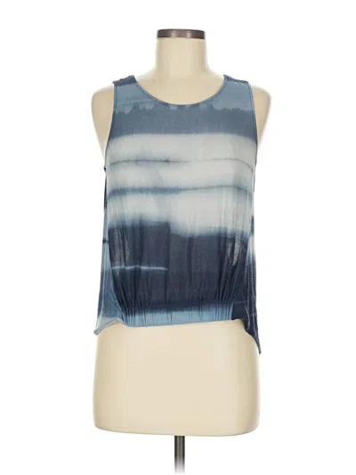 Pre-owned Drew Sleeveless Blouse In Blue
