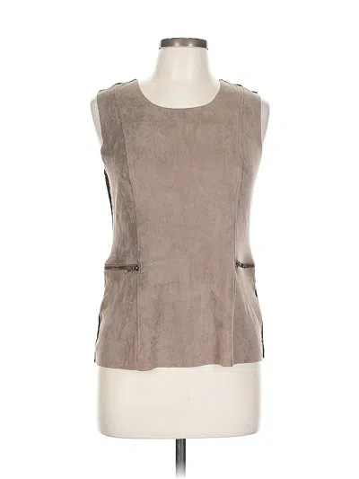 Pre-owned Drew Sleeveless Blouse In Gray
