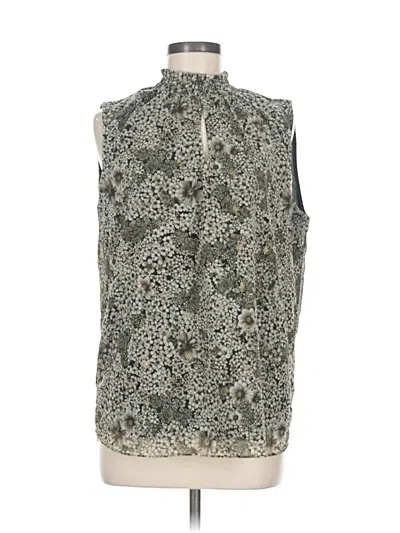 Pre-owned Drew Sleeveless Blouse In Gray
