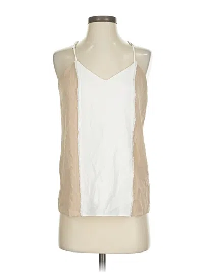 Pre-owned Drew Sleeveless Blouse In Ivory