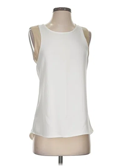 Pre-owned Drew Sleeveless Blouse In Ivory