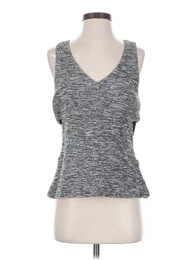 Pre-owned Drew Sleeveless Top Gray Sweetheart Neckline Tops