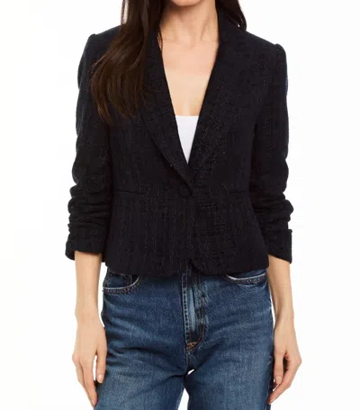 Drew Suzie Coco Chenille Jacket In Navy In Blue