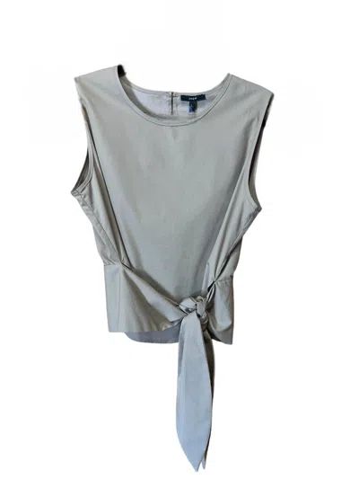 Drew Tessa Blouse In Khaki In Grey