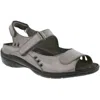Drew Tide Womens Leather Adjustable Sport Sandals In Gray